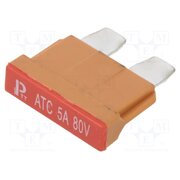 340024-80V Fuse: fuse; 5A; 80VDC; automotive; 19mm; copper; tinned iJc6uhlwQdPm4lkbufJpidC9ZgrO1O1LqwZ1ZLzWOCg