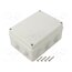 685.006 Enclosure: junction box; X: 118mm; Y: 158mm; Z: 69mm; wall mount dW7rRmory5tjQJXCu1qfGZdZvynuvCFo5Q3SUXGzUhI