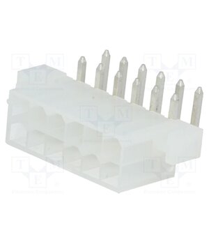 39-29-1128 Connector: wire-board; socket; male; PIN: 12; Mini-Fit Jr; 9A; THT o17kMu900A73VGGVKWk0rqmsi2RmYWqkq3A9JX2s8a0
