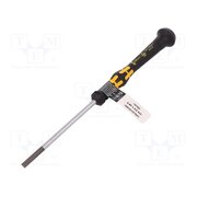 05030107001 Screwdriver; precision; slot; 4x0.8mm; ESD; Blade length: 80mm zeQChnNn1t7dUdOLOUxE0qIbrNtcSN7iORv5vCAEQe4