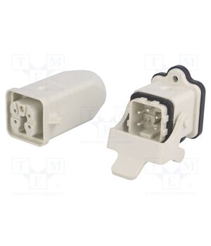 93603-0027 Connector: HDC; male + female; GWconnect; PIN: 5; 10A; 400V; 4+PE SKyN994D_VuPvfMpiauOyvDgP25jNFjyqSfj3xXrsP8