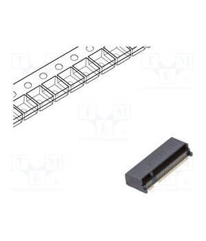 123A-40B00 Connector: M.2 (NGFF); horizontal; SMT; gold flash; PIN: 67; 0.5A Y8D7nP-7w1hA5lNSGr8YlM3zkk_l7uiatSMyT0rwVKc