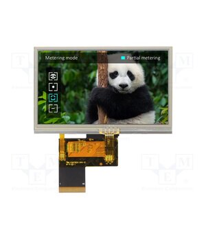 NHD-4.3-480272EF-ASXP-T Display: TFT; 4.3"; 480x272; Illumin: LED; Dim: 105.5x67.2x4.15mm vTzx8oAu0CU4E-zT0qEkLHkXBksN2PQ7yxNZcWcrf-M