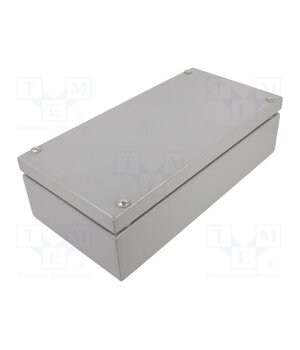 GIJ7 GRAY Enclosure: multipurpose; X: 150mm; Y: 300mm; Z: 81mm; steel; grey a8urgoPrz5gHvGCU7b1A1r7So1SRAktJNUwTXOTIK0U