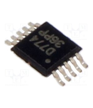 DAC7574IDGS IC: D/A converter; 12bit; 43ksps; Ch: 4; VSSOP10; -40÷105°C; ±1LSB 7jRAVfMAiX10yb7HW-YC2KtXmVmjaLuhgro1Ft5lVIU