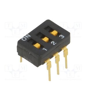 A6D-3100 Switch: DIP-SWITCH; Poles number: 3; ON-OFF; 0.03A/30VDC; Pos: 2 KVhFckyTKCTv8sffm2C_8EtDzlj7Krr6YrkEXdHO84I