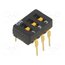 A6D-3100 Switch: DIP-SWITCH; Poles number: 3; ON-OFF; 0.03A/30VDC; Pos: 2 KVhFckyTKCTv8sffm2C_8EtDzlj7Krr6YrkEXdHO84I