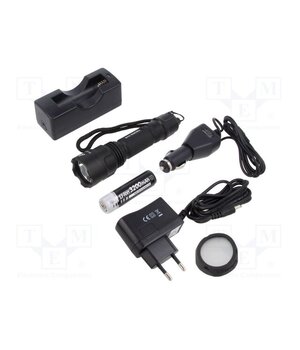 BLACK EYE 1000LM Torch: LED; 3.5h; 90lm,447lm,1000lm; IP65; BLACK EYE LuuLxzbLESAUpRR2BrCv4W-lUzUcdskt4CtePvJPMZ8