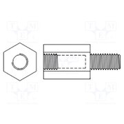 2188X35 Insulating sleeve; Int.thread: M5; L: 35mm; UL94V-2; polyamide brtIzVfK49LcVmRpacHX7ZJGRV27gp5J6URtMc609gI