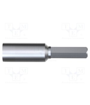 40649 Screwdriver bit; 6-angles socket; HEX 1/8"; Overall len: 30mm fkB1MGOQnibyotQjOdQR0SaJ_jNKM6jIlOSCS5MxK4s