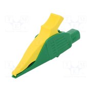 66.9575-20 Crocodile clip; 32A; 1kVDC; yellow-green; Grip capac: max.30mm xE1bJdxtpCmlHOFWPI5yzJ505pEI_hIvK8z2LP9fK1o