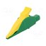 66.9575-20 Crocodile clip; 32A; 1kVDC; yellow-green; Grip capac: max.30mm xE1bJdxtpCmlHOFWPI5yzJ505pEI_hIvK8z2LP9fK1o