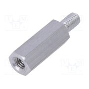 236X18 Screwed spacer sleeve; 18mm; Int.thread: M4; Ext.thread: M4 aCzvS66lC9FgJ_VS1XXSyCrDybK8cmyrioOLP6krh50