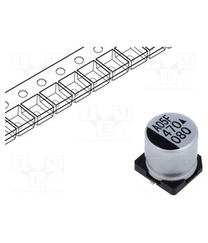 AEA1010470M080R Capacitor: electrolytic; SMD; 47uF; 80VDC; Ø10x10mm; 5000h; AEA -7SMZlPYM7uXZ1qvvWQGppWBS9xwPYpeGDllVnjNycI