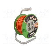 W-97540 Extension lead; 3G1.5mm2; 25m; PVC; orange; Sockets no: 4; reel; 16A eum0eAvSBwIvlCcyQTBGrvMwAVoGcLtSHvaAktEDJEk