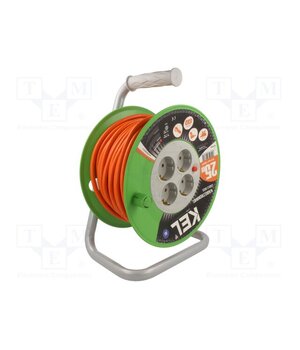 W-97540 Extension lead; 3G1.5mm2; 25m; PVC; orange; Sockets no: 4; reel; 16A eum0eAvSBwIvlCcyQTBGrvMwAVoGcLtSHvaAktEDJEk