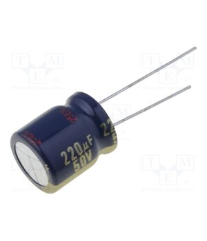 EEUFC1H221S Capacitor: electrolytic; low ESR; THT; 220uF; 50VDC; Ø12x15mm; ±20% 9v121Rdi6kU8n32mw4-WS6e5WWyO1aDTI0fbfYGdz0w