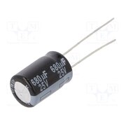 EEUFP1E681B Capacitor: electrolytic; THT; 680uF; 25VDC; Ø10x16mm; Pitch: 5mm XUcZ9c4pcsEwS4QMcai_Hta-iLjZAo92MCNR3AKUKFQ