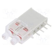 1301.2243 LED; in housing; 2.9mm; No.of diodes: 2; red; 20mA; Lens: red; 50° ozEF6UX3ezcnuZTfXl-a9F2QMIhHpGQEzV2m4UeV_To