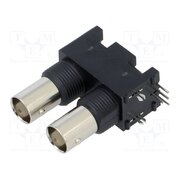 031-6575 Connector: BNC; socket; female; angled 90°; 50Ω; THT; polypropylene fL8NI-1K8xRrnFkb7Q2d12FnsCS75KFLDTmpFkuOSzI