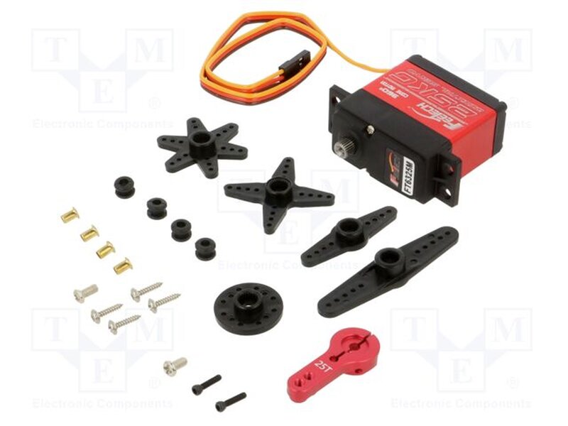 SER0066 Motor: servo; 5÷8.4VDC; standard; digital; 40x20x39.5mm; metal ...