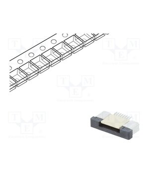 DS1020-09-8VBT1A-R Connector: FFC/FPC; tinned; SMT; 500mA; 50V; PIN: 8; Contacts: copper b6ctVJu5SUdcC8QCGoEXsKHfwk8PqKZnX_m54vlzRdc
