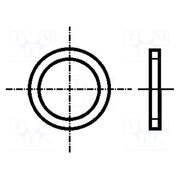 1271407 Washer; round; M12; D=16mm; h=2mm; steel; Plating: zinc; BN 739 AqqO0xrOYzFhLpV7wHWWCdyjRPhVfds2KHjoJrpdIEs