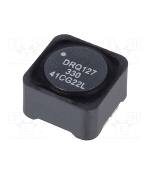 DRQ127-330-R Inductor: wire; SMD; 33uH; Ioper: 3.23A; 60mΩ; ±20%; 12.5x12.5x8mm CbPtpXwPUSNW-rUpAKha_mY4270sa2cxwxaNo1tuBd0