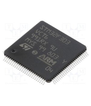 STM32F303VCT6 IC: STM32 ARM microcontroller; 72MHz; LQFP100; 2÷3.6VDC; -40÷85°C HTkAWWRgSYmeBEbdfiNFiej697WgubhQqZWpKqDO83Q
