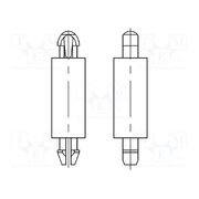 8G505V40159 PCB distance; polyamide 66; L: 4mm; latch/latch; natural; UL94V-2 ZecOieViJ0Kia9geo-M8txyNncvxYjmmUoADjnF6l30