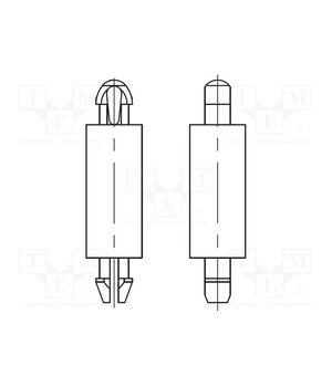 8G505V40159 PCB distance; polyamide 66; L: 4mm; latch/latch; natural; UL94V-2 ZecOieViJ0Kia9geo-M8txyNncvxYjmmUoADjnF6l30
