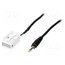 AUX-AUDI.01-JACK Aux adapter; Jack 3,5mm; Audi; 0.8m JTADR6aVXP9XI180y7CbsXhlYSY5836WSWu1wt7J6FY