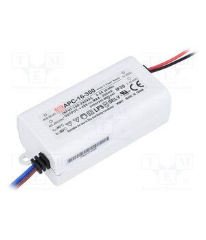 APC-16-350 Power supply: switching; LED; 16.8W; 12÷48VDC; 350mA; 90÷264VAC C0BWbqH-zNNq3Myqk-owjA5QPwF5Zyr4KGydhjY9aCQ