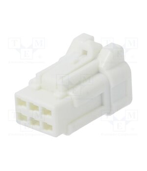DF62W-6S-2.2C Connector: wire-wire/PCB; plug; female; DF62W; PIN: 6; straight UxpcdQf3YhCDm76mFG44VIfVyonMVmu1oj2g272DTJM
