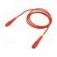 64.1024-10022 Test lead; 60VDC; 30VAC; 32A; banana socket 4mm,both sides; red a4BWojzVTXURE48ryaS6dybv3d4eXNQWioQkMNKqWNY