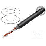 C128 CPR Wire: microphone cable; 2x0.35mm2; black; OFC; -20÷70°C; CPR: Eca XQcZWWaSTkUPcxlTdC0YB8noB6txHQjWmtkEDZQBbHg