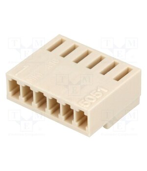 22-01-1062 Connector: wire-board; plug; female; PIN: 6; KK; straight; for cable hR_i9Os-3oaYP9b3PM3Zv5eVYeckZsjMBTEXVNJu6Yo