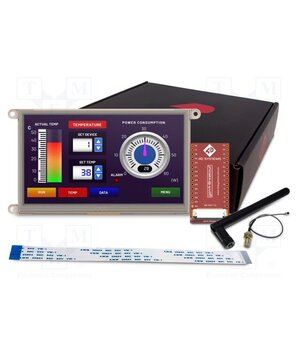 GEN4-ESP32-70 Display: TFT; 7"; 800x480; 8MBRAM,16MbFLASH; 500cd/m2; uC: ESP32 Qn5T7Tcr5Yp4j25leTKMCVRSP0H14pETkdn4ZyFEeWo