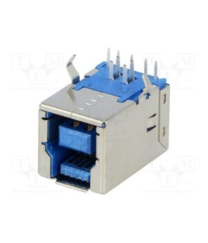 USBB-G3.0 Connector: USB B; socket; on PCBs; THT; angled 90°; USB 3.0 Xu8L26UnjALdJUVQV-vqK3NHhp_C6RNpZJCP22V2q08