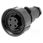 PX0748/S Connector: circular; plug; female; PIN: 4; 10A; 250V; IP68; UL94V-0 QkDg5ksrZT7DZBjWXYtDGJEAlRgSMNP2NhU_A9XCQ8o