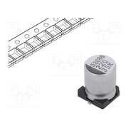 CK1V227M08010VR Capacitor: electrolytic; SMD; 220uF; 35VDC; Ø8x10mm; ±20%; 2000h 9c63dQx0_Vosi0CluGqvrUdpEExyrFuJL1x7S0eTCgk