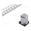 CK1V227M08010VR Capacitor: electrolytic; SMD; 220uF; 35VDC; Ø8x10mm; ±20%; 2000h 9c63dQx0_Vosi0CluGqvrUdpEExyrFuJL1x7S0eTCgk
