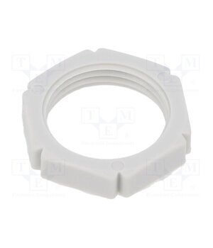 BM3698 Nut; PG11; polyamide; light grey; -20÷90°C PbJXCY5x7u_duthD4xMT_5Ljp5Tpv4jPkFE-EmeqQE0