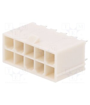 39-28-8100 Connector: wire-board; socket; male; PIN: 10; Mini-Fit Jr; straight OZLO97s_yzFwIbQDsjpQF3933a5UgH1_myOsKKRv_gI