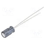 ECEA1HKA4R7 Capacitor: electrolytic; THT; 4.7uF; 50VDC; Ø4x7mm; Pitch: 1.5mm 1Op4UxkySifZVdL1wJlsjqNmk43xSBXXiGIe9CTzeno