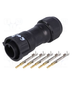 CB-05BFMA-QL8MP0 Connector: circular; plug; for cable; PIN: 5; male; with contacts g_mrNTxKzo34HAfhK3_AVjm5boMqGlLXwTLQfH_Gcb4