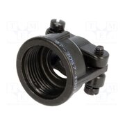 97-3057-1007(621) Cable hood and fastener; black; size 14S; zinc alloy; 97 IlWHOMrxQKRUXim-HlJuQglVeMunIdzDhXUIKXxtfxw