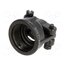97-3057-1007(621) Cable hood and fastener; black; size 14S; zinc alloy; 97 IlWHOMrxQKRUXim-HlJuQglVeMunIdzDhXUIKXxtfxw
