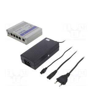 TSW100000000 Switch PoE Ethernet; unmanaged; Number of ports: 5; 7÷57VDC; RJ45 Yv3EYk-LEew3CzhKn3a0puohI3HppHZYkCayw7zmAtk
