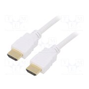 61020 Cable; HDMI plug,both sides; PVC; HDCP 2.2,HDMI 2.0; 2m; white dqhw12OyhlYz3v9ggq9gZL8cFkQlJZzMLr-wVbLEdGU